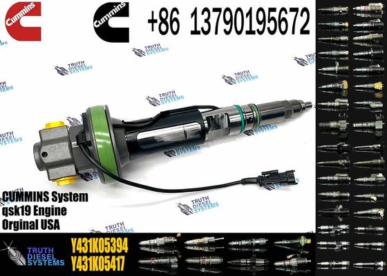 Brand New Common Rail Diesel Fuel Injector Y431K05394 0986435615 For Cummins QSK19 QSK38 QSK60
