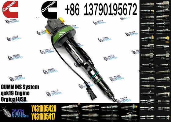 Common rail injector fuel injecto Y431K05248 Y431K05417 Y431K05558 for QSK19 Excavator QSK19 QSK38 QSK50 QSK60