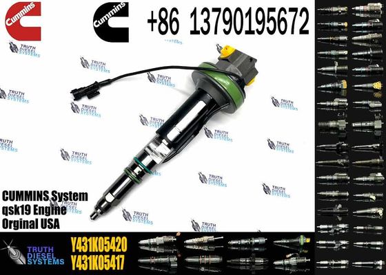 Common rail injector fuel injecto Y431K05248 Y431K05417 Y431K05558 for QSK19 Excavator QSK19 QSK38 QSK50 QSK60