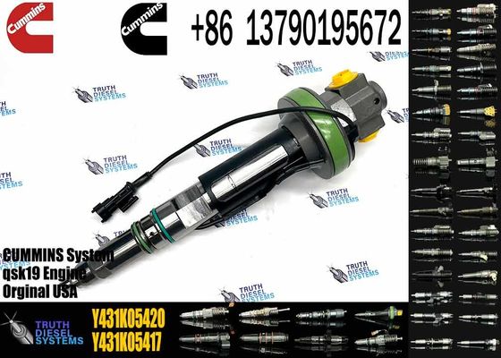 Common rail injector fuel injecto Y431K05248 Y431K05417 Y431K05558 for QSK19 Excavator QSK19 QSK38 QSK50 QSK60
