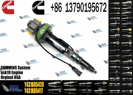 Common rail injector fuel injecto Y431K05248 Y431K05417 Y431K05558 for QSK19 Excavator QSK19 QSK38 QSK50 QSK60