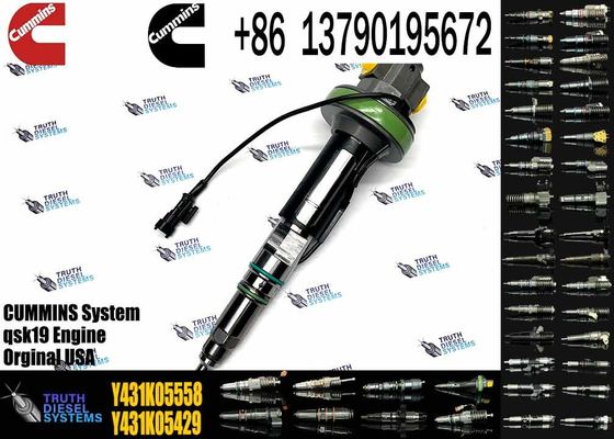 High Quality Common Rail Diesel Fuel Injector Y431K05429 4964170 For Cummins QSK19 QSK38 QSK60