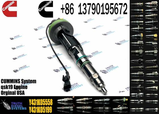 Common rail injector fuel injecto Y431K05248 Y431K05417 Y431K05558 for QSK19 Excavator QSK19 QSK38 QSK50 QSK60
