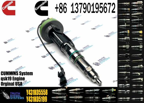 Common rail injector fuel injecto Y431K05248 Y431K05417 Y431K05558 for QSK19 Excavator QSK19 QSK38 QSK50 QSK60