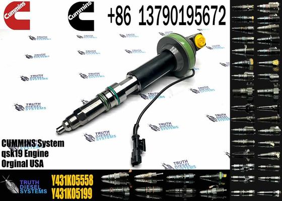 Common rail injector fuel injecto Y431K05248 Y431K05417 Y431K05558 for QSK19 Excavator QSK19 QSK38 QSK50 QSK60