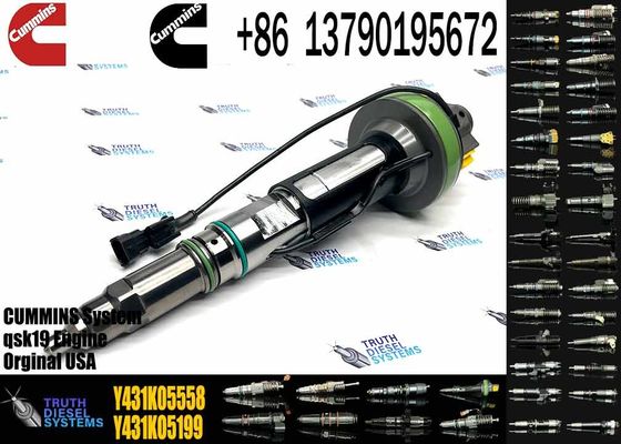 Common rail injector fuel injecto Y431K05248 Y431K05417 Y431K05558 for QSK19 Excavator QSK19 QSK38 QSK50 QSK60