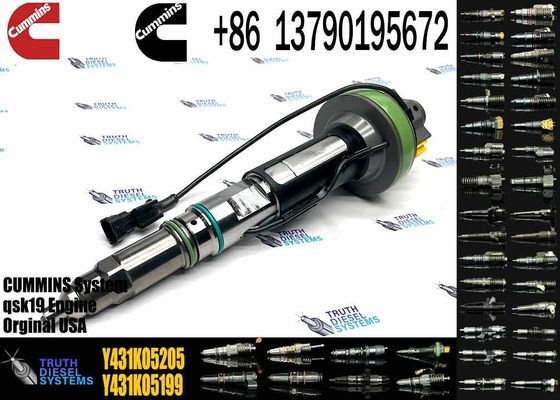 Common rail injector fuel injecto Y431K05248 Y431K05417 Y431K05558 for QSK19 Excavator Y431KO5199 8QSK50 QSK60