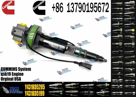 Common rail injector fuel injecto Y431K05248 Y431K05417 Y431K05558 for QSK19 Excavator Y431KO5199 8QSK50 QSK60