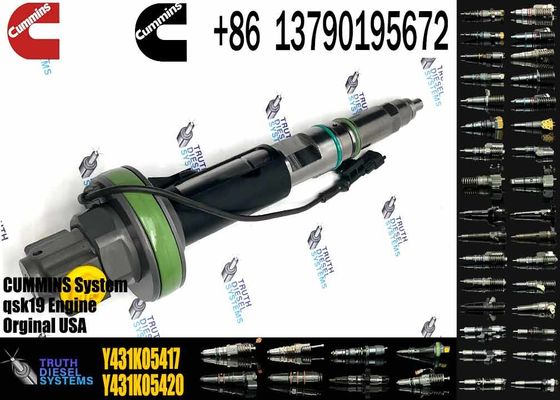 Common rail injector fuel injecto Y431KO5205 Y431KO5417 Y431KO5393  for QSK19 Excavator Y431KO5199 8QSK50 QSK60