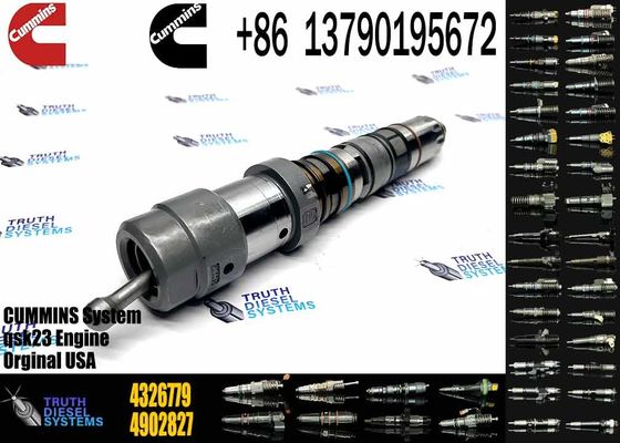 Common rail injector fuel injecto 4326779 4928346 4928349 for QSK23 Excavator QSK23 QSK45 QSK60