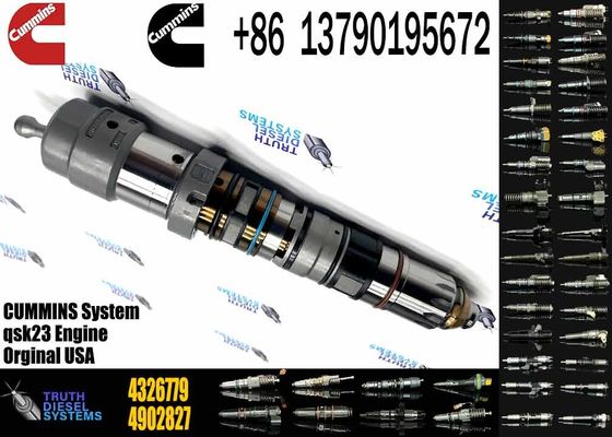 Common rail injector fuel injecto 4326779 4928346 4928349 for QSK23 Excavator QSK23 QSK45 QSK60