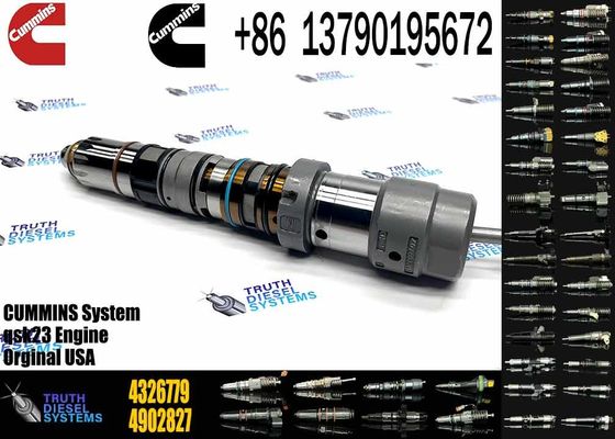 Common rail injector fuel injecto 4326779 4928346 4928349 for QSK23 Excavator QSK23 QSK45 QSK60