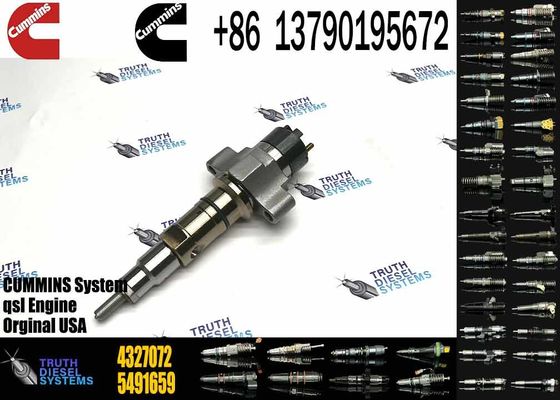 Common rail injector fuel injecto 5491659 4327072 4359204 4307414 for QSL Excavator QSL9.3 ISCE Engine 6L