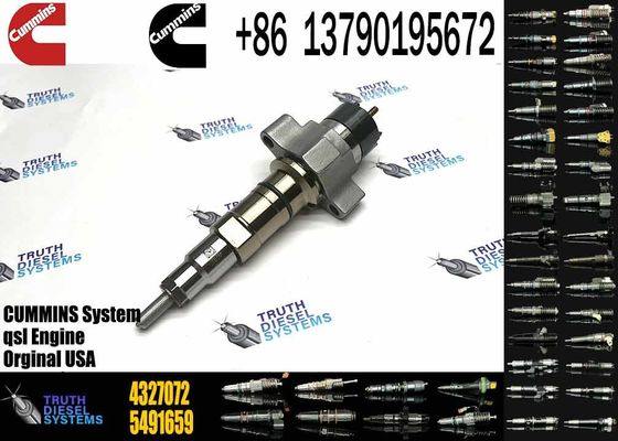 Common rail injector fuel injecto 5491659 4327072 4359204 4307414 for QSL Excavator QSL9.3 ISCE Engine 6L