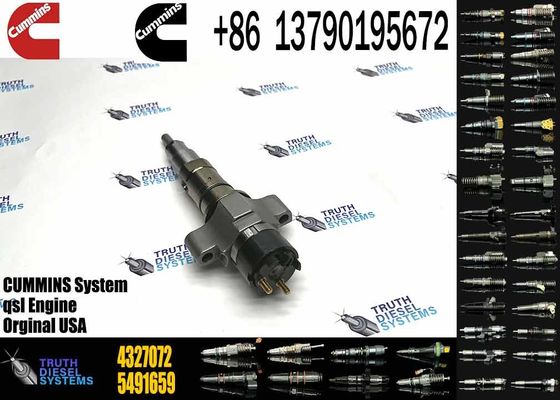 Common rail injector fuel injecto 5491659 4327072 4359204 4307414 for QSL Excavator QSL9.3 ISCE Engine 6L