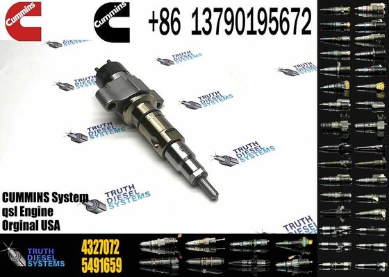 Common rail injector fuel injecto 5491659 4327072 4359204 4307414 for QSL Excavator QSL9.3 ISCE Engine 6L