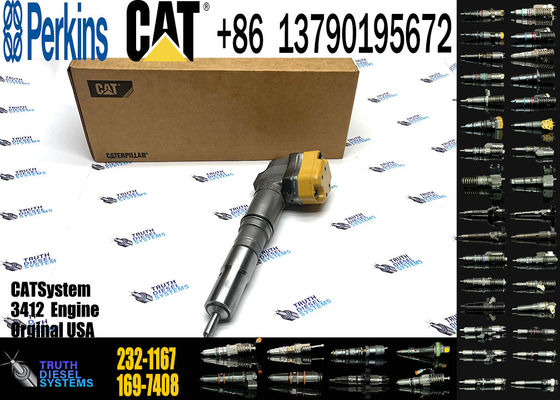 Injector 198-7912 232-1168 156-3895 204-2467 232-1167 173-4059 10R1262   For Caterpillar 3412