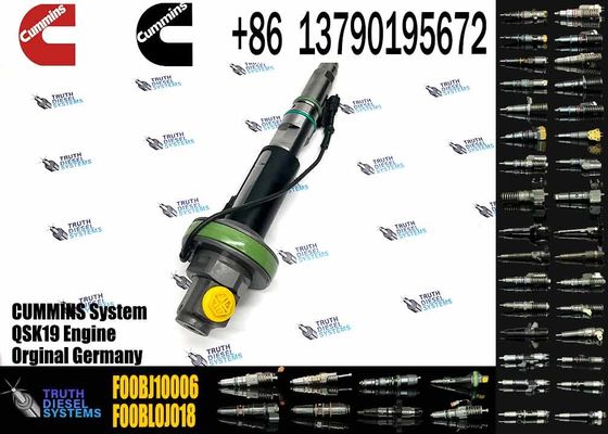 Common Rail Diesel Fuel Injector F00BJ10006 For Cummins QSK19 QSK38 QSK60