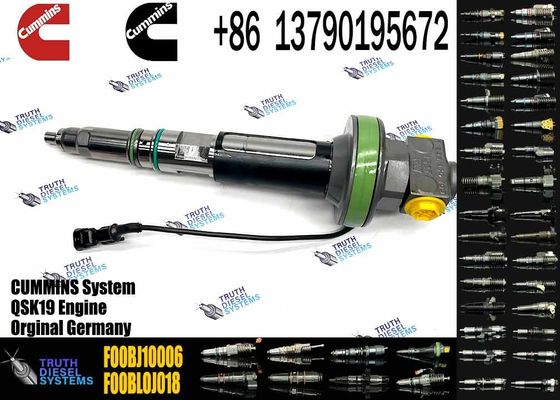Common Rail Diesel Fuel Injector F00BJ10006 For Cummins QSK19 QSK38 QSK60