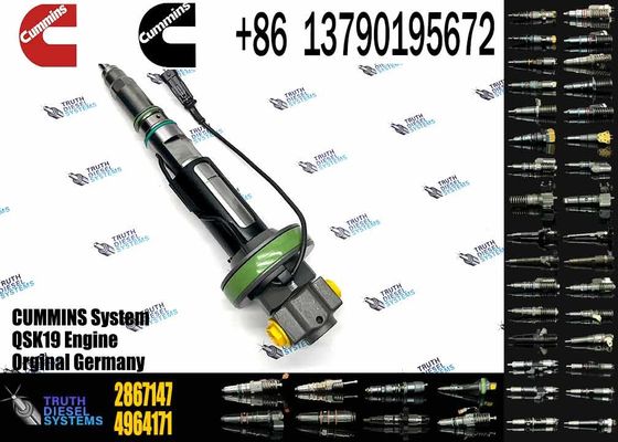 Diesel Common Rail Injector F00BJ00000 2867147 2882077 For Cummins Qsk19 Qsk38 Qsk60