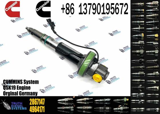 Diesel Common Rail Injector F00BJ00000 2867147 2882077 For Cummins Qsk19 Qsk38 Qsk60