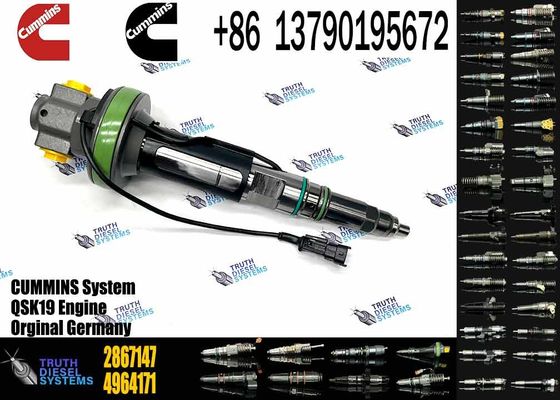 Diesel Common Rail Injector F00BJ00000 2867147 2882077 For Cummins Qsk19 Qsk38 Qsk60