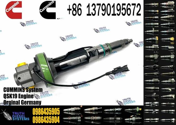 Common Rail Diesel Fuel Injector 0986435905 For Cummins QSK19 QSK38 QSK60