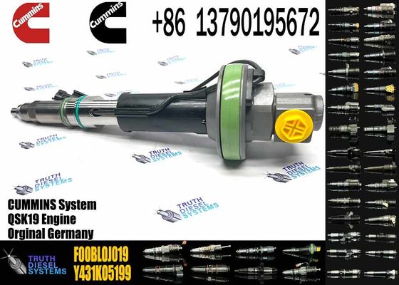 4955524 F00BL0J019 Common Rail Fuel Injector For QSK19 QSK60 Engine