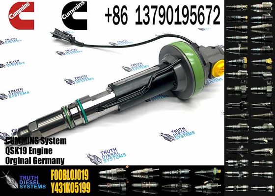 4955524 F00BL0J019 Common Rail Fuel Injector For QSK19 QSK60 Engine