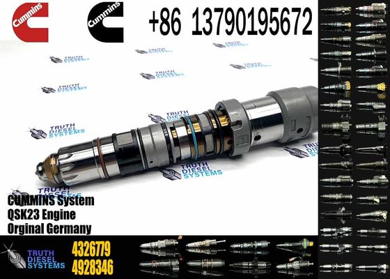 Common rail injector fuel injecto 4326779 4928346 4928349 for QSK23 Excavator QSK23 QSK45 QSK60