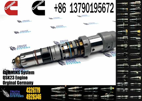 Common rail injector fuel injecto 4326779 4928346 4928349 for QSK23 Excavator QSK23 QSK45 QSK60