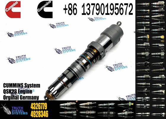 Common rail injector fuel injecto 4326779 4928346 4928349 for QSK23 Excavator QSK23 QSK45 QSK60