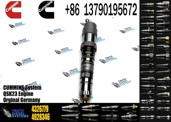 Common rail injector fuel injecto 4326779 4928346 4928349 for QSK23 Excavator QSK23 QSK45 QSK60