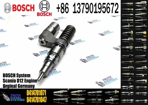 Excavator Parts 0414701072 0414701070 0414701071 Common Rail Injector For SCANIA Engine 0986441119