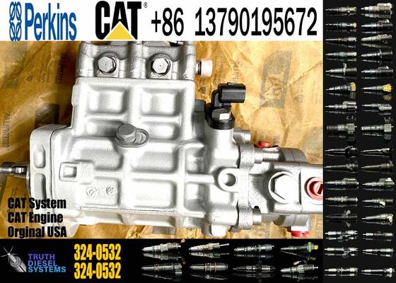 Excavator spare parts E320D CAT Engine Parts C6.4 Diesel Engine Fuel Injection Pump 324-0532