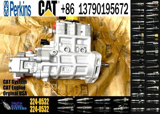 Excavator spare parts E320D CAT Engine Parts C6.4 Diesel Engine Fuel Injection Pump 324-0532