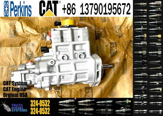 Excavator spare parts E320D CAT Engine Parts C6.4 Diesel Engine Fuel Injection Pump 324-0532