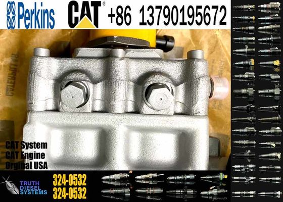 Excavator spare parts E320D CAT Engine Parts C6.4 Diesel Engine Fuel Injection Pump 324-0532