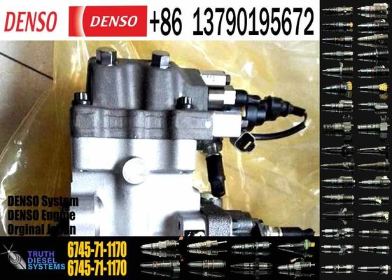 Construction machinery parts komatsu excavator fuel injection pump 6745-71-1180 6745-71-1170 fuel injection pump for kom