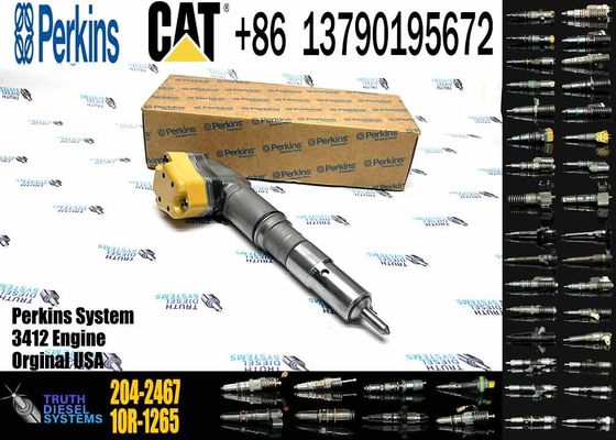 Excavator Engine parts Fule Injetor 204-2467 198-4752 232-1167 20R-5392 173-4059 198-6877 for 3412E 3408 Fuel Injector
