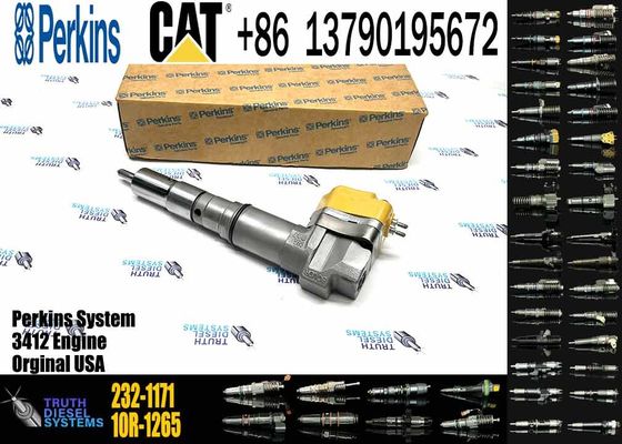 Excavator Engine parts Fule Injetor 232-1171 10R-1267 232-1183 10R-1266 4CR01974 for 3412E 3408 Fuel Injector