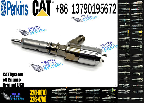 Excavator Spare Parts Common Rail Diesel Fuel Injector 320-0670 2645A745 For CAT Perkins C6.6 320D Engine