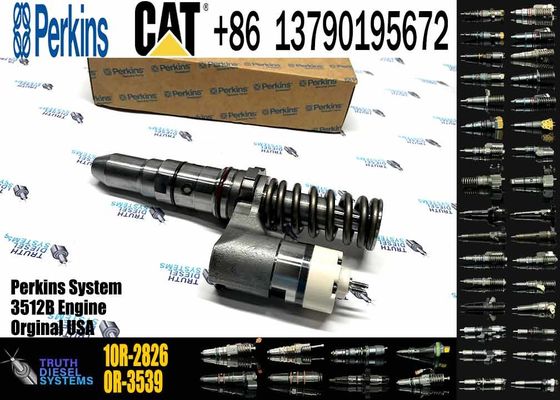 Common Rail Fuel Injector 249-0746 10R-2826 10R-2827 CAT 3512B Injector for Caterpillar Machinery Diesel Engine Parts