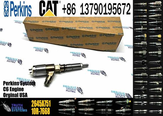 2645A748 320D Engine Diesel Fuel Injector 2645A749 320-0690 2645A751 Injector 2645A753 321-3600 for CAT Excavator Perkins