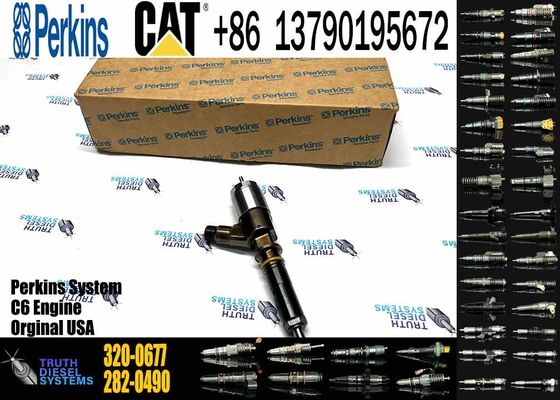 Excavator Parts Fuel Diesel Injector Fuel Injector 320-0677 3200677 Nozzle Injector C4.4 C6.6 320D L 320D 320D GC 323D L