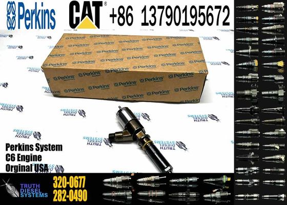 Excavator Parts Fuel Diesel Injector Fuel Injector 320-0677 3200677 Nozzle Injector C4.4 C6.6 320D L 320D 320D GC 323D L
