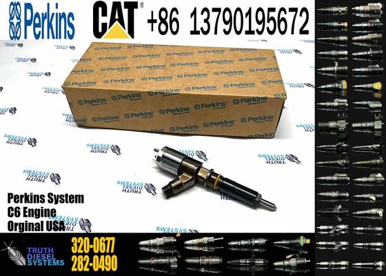 Excavator Parts Fuel Diesel Injector Fuel Injector 320-0677 3200677 Nozzle Injector C4.4 C6.6 320D L 320D 320D GC 323D L