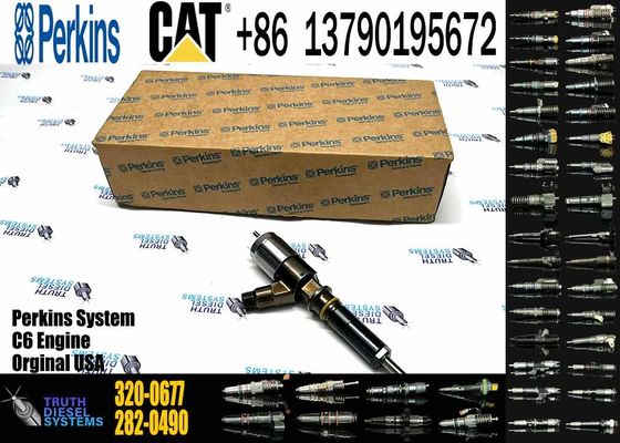 Excavator Parts Fuel Diesel Injector Fuel Injector 320-0677 3200677 Nozzle Injector C4.4 C6.6 320D L 320D 320D GC 323D L