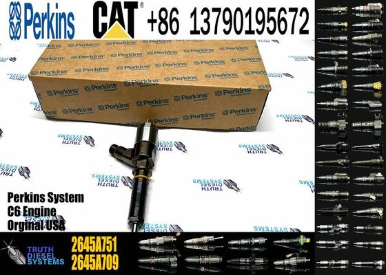 New 2645A753 321-3600 320-3800 10R7938 Diesel Fuel Injector for Caterpillar for Perkins for CAT C6.4 C6.6