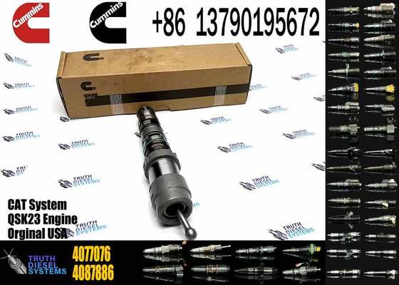 Hangood Excavator Parts Engine Parts 4902827 Original Diesel Fuel Injector QSK23 4902827 4077076 4062090 for Cummins Engine New